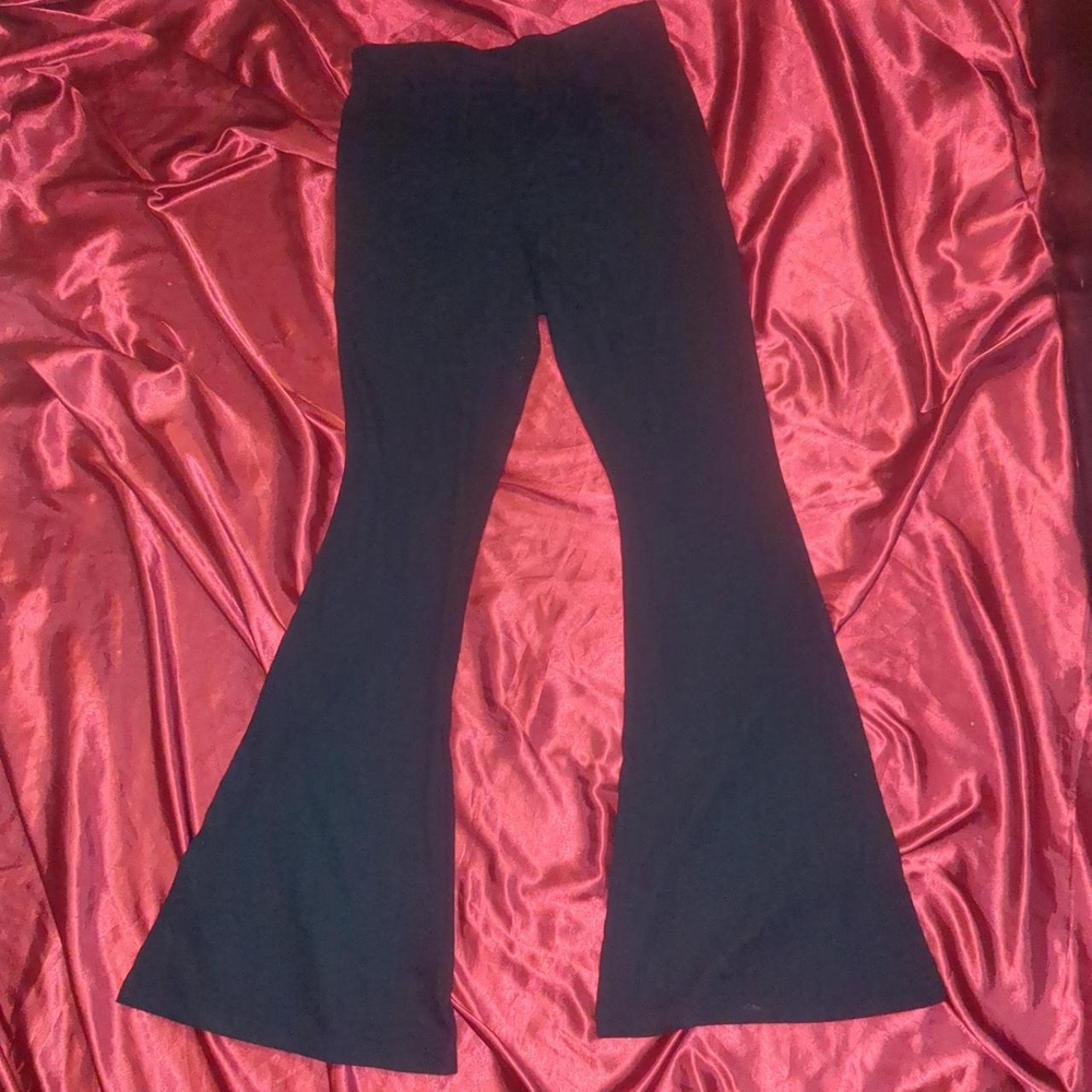 Black Flare Boot Cut Pants